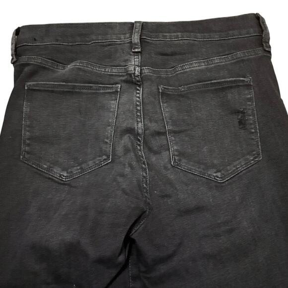 GAP Favorite Jegging Jeans Women’s 10/30 Black Raw Hem High Rise Stretch Skinny - Picture 5 of 6